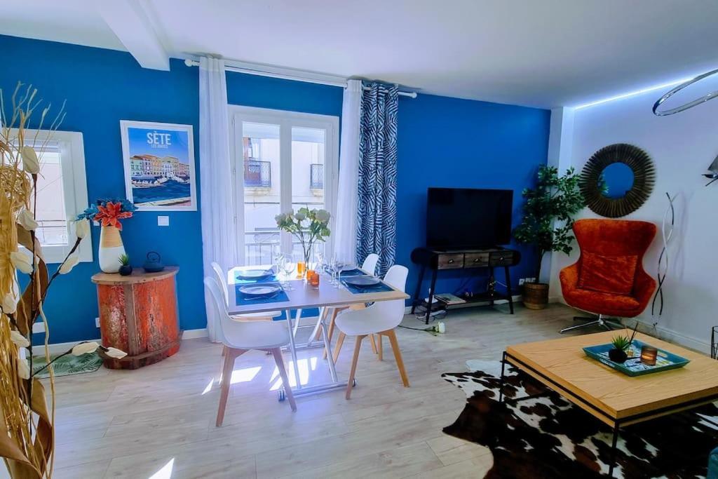 Le Clavel Superbe Deco, Centre Historique, Climatise, Parking A Proximite Lägenhet Sète Exteriör bild