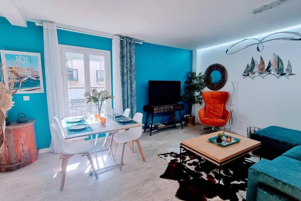 Le Clavel Superbe Deco, Centre Historique, Climatise, Parking A Proximite Lägenhet Sète Exteriör bild